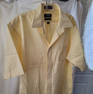 (2030)RBM. MENS short sleeve yellow Shirt. Size 17